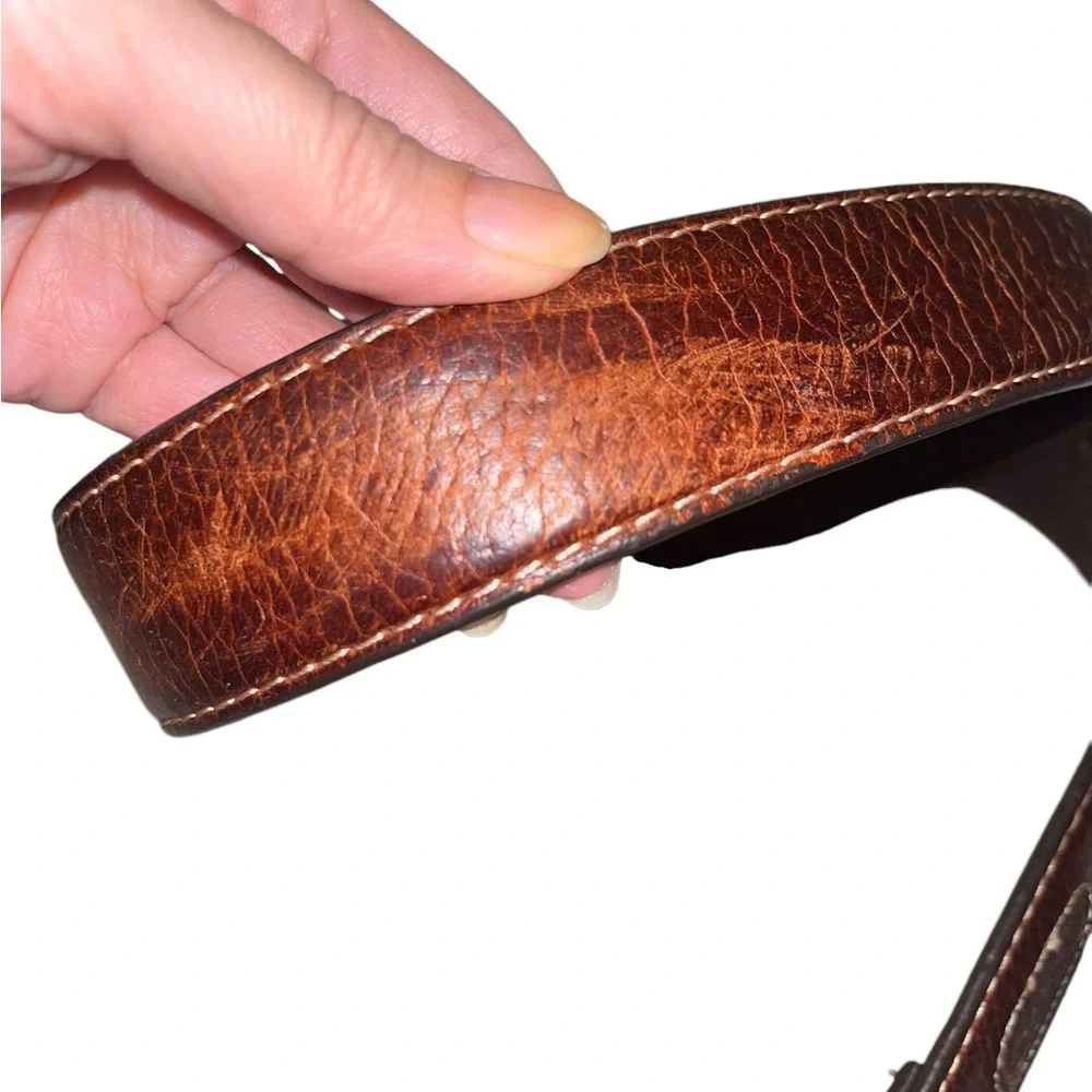 Columbia Men's Brown Leather Belt – Old Money Classic